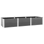 Arriate de jardín WPC gris 300x100x54 cm de vidaXL, Maceteros y jardineras - Ref: Foro24-318101, Precio: 473,85 €, Descuento: %