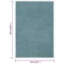 Alfombra de pelo corto azul 160x230 cm de vidaXL, Alfombras - Ref: Foro24-340349, Precio: 78,05 €, Descuento: %