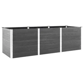 Graues WPC-Gartenbett 300x50x91 cm von vidaXL, Töpfe und Pflanzgefäße - Ref: Foro24-318100, Preis: 567,30 €, Rabatt: %