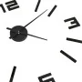 3D wall clock with modern design black 100 cm XXL by vidaXL, Wall clocks - Ref: Foro24-325156, Price: 33,11 €, Discount: %