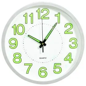 White luminous wall clock 30 cm by vidaXL, Wall clocks - Ref: Foro24-325167, Price: 43,04 €, Discount: %