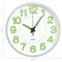 Weiße leuchtende Wanduhr 30 cm von vidaXL, Wanduhren - Ref: Foro24-325167, Preis: 43,04 €, Rabatt: %