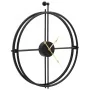 Black iron wall clock 52 cm by vidaXL, Wall clocks - Ref: Foro24-325171, Price: 48,16 €, Discount: %