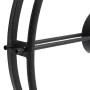 Schwarze Wanduhr aus Eisen, 52 cm von vidaXL, Wanduhren - Ref: Foro24-325171, Preis: 48,71 €, Rabatt: %