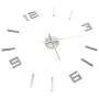 3D-Wanduhr mit modernem Silberdesign 100 cm XXL von vidaXL, Wanduhren - Ref: Foro24-325158, Preis: 19,40 €, Rabatt: %