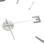 3D-Wanduhr mit modernem Silberdesign 100 cm XXL von vidaXL, Wanduhren - Ref: Foro24-325158, Preis: 19,40 €, Rabatt: %