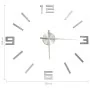 3D wall clock with modern silver design 100 cm XXL by vidaXL, Wall clocks - Ref: Foro24-325158, Price: 19,40 €, Discount: %