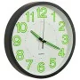 Black luminous wall clock 30 cm by vidaXL, Wall clocks - Ref: Foro24-325166, Price: 42,80 €, Discount: %