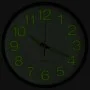 Black luminous wall clock 30 cm by vidaXL, Wall clocks - Ref: Foro24-325166, Price: 42,80 €, Discount: %