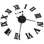 3D-Wanduhr mit modernem Design schwarz 100 cm XXL von vidaXL, Wanduhren - Ref: Foro24-325159, Preis: 21,70 €, Rabatt: %