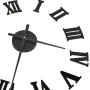 3D-Wanduhr mit modernem Design schwarz 100 cm XXL von vidaXL, Wanduhren - Ref: Foro24-325159, Preis: 21,70 €, Rabatt: %