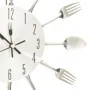 Silver spoon and fork design wall clock 31 cm aluminum by vidaXL, Wall clocks - Ref: Foro24-325162, Price: 24,47 €, Discount: %