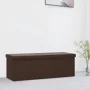 Faltbarer brauner PVC-Speicherbank von vidaXL, Bänke für Hallen und Lager - Ref: Foro24-338798, Preis: 60,69 €, Rabatt: %