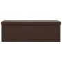 Folding brown PVC storage bench by vidaXL, Benches for halls and storage - Ref: Foro24-338798, Price: 59,51 €, Discount: %