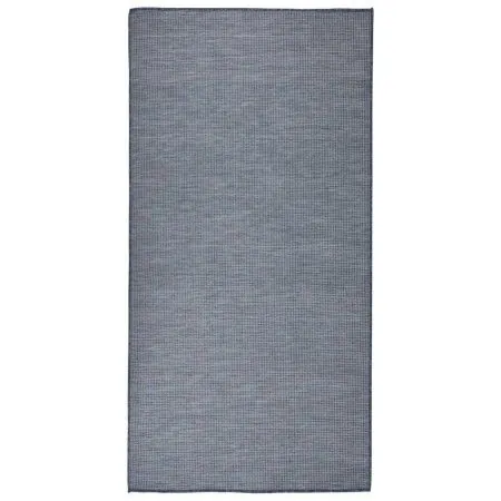 Blaue flachgewebte Außenteppich 100x200 cm von vidaXL, Teppiche - Ref: Foro24-340794, Preis: 38,31 €, Rabatt: %