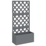 Planter with gray WPC trellis 65x33x135 cm by vidaXL, Pots and planters - Ref: Foro24-362577, Price: 176,45 €, Discount: %