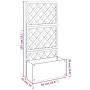 Planter with gray WPC trellis 65x33x135 cm by vidaXL, Pots and planters - Ref: Foro24-362577, Price: 176,45 €, Discount: %