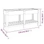 Garden flowerbed with gray WPC shelf 150x50x75 cm by vidaXL, Pots and planters - Ref: Foro24-362571, Price: 135,33 €, Discoun...