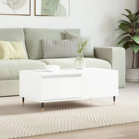 Couchtisch aus weißem Sperrholz, 90 x 50 x 36,5 cm von vidaXL, Couchtisch - Ref: Foro24-830796, Preis: 70,37 €, Rabatt: %