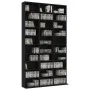 Armario para CDs madera contrachapada negro 102x16x177,5 cm de vidaXL, Almacenamiento para CD y DVD - Ref: Foro24-801779, Pre...