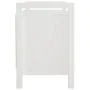 Flurbank aus massivem weißem Kiefernholz, 80 x 40 x 60 cm von vidaXL, Bänke für Hallen und Lager - Ref: Foro24-821780, Preis:...