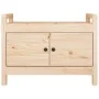 Solid pine wood hall bench 80x40x60 cm by vidaXL, Benches for halls and storage - Ref: Foro24-821779, Price: 81,52 €, Discoun...