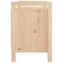 Solid pine wood hall bench 80x40x60 cm by vidaXL, Benches for halls and storage - Ref: Foro24-821779, Price: 81,52 €, Discoun...