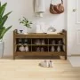 Solid pine wood hall bench honey brown 110x40x60 cm by vidaXL, Benches for halls and storage - Ref: Foro24-821792, Price: 120...