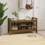 Solid pine wood hall bench honey brown 110x40x60 cm by vidaXL, Benches for halls and storage - Ref: Foro24-821792, Price: 120...
