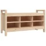 Flurbank aus massivem Kiefernholz, 110 x 40 x 60 cm von vidaXL, Bänke für Hallen und Lager - Ref: Foro24-821789, Preis: 95,86...