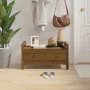 Solid pine wood hall bench honey brown 80x40x43 cm by vidaXL, Benches for halls and storage - Ref: Foro24-821787, Price: 89,7...