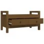 Solid pine wood hall bench honey brown 80x40x43 cm by vidaXL, Benches for halls and storage - Ref: Foro24-821787, Price: 89,7...