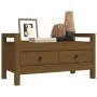 Solid pine wood hall bench honey brown 80x40x43 cm by vidaXL, Benches for halls and storage - Ref: Foro24-821787, Price: 89,7...