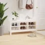Flurbank aus massivem weißem Kiefernholz, 110 x 40 x 60 cm von vidaXL, Bänke für Hallen und Lager - Ref: Foro24-821790, Preis...