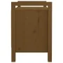 Hallway bench solid honey brown pine wood 80x40x60cm by vidaXL, Benches for halls and storage - Ref: Foro24-821782, Price: 10...
