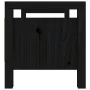 Solid black pine wood entryway bench 80x40x43 cm by vidaXL, Benches for halls and storage - Ref: Foro24-821788, Price: 96,33 ...