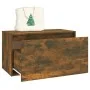 Flurbank aus geräuchertem Eichensperrholz, 80 x 40 x 45 cm von vidaXL, Bänke für Hallen und Lager - Ref: Foro24-816047, Preis...