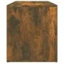 Flurbank aus geräuchertem Eichensperrholz, 80 x 40 x 45 cm von vidaXL, Bänke für Hallen und Lager - Ref: Foro24-816047, Preis...