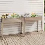 Pflanzgefäße 2 Einheiten aus verzinktem Stahl von vidaXL, Töpfe und Pflanzgefäße - Ref: Foro24-3154236, Preis: 115,68 €, Raba...