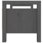 Hall bench solid gray pine wood 80x40x43 cm by vidaXL, Benches for halls and storage - Ref: Foro24-821786, Price: 89,70 €, Di...