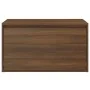 Brown oak plywood hallway bench 80x40x45 cm by vidaXL, Benches for halls and storage - Ref: Foro24-816049, Price: 80,13 €, Di...