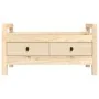 Solid pine wood hall bench 80x40x43 cm by vidaXL, Benches for halls and storage - Ref: Foro24-821784, Price: 66,22 €, Discoun...