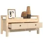 Solid pine wood hall bench 80x40x43 cm by vidaXL, Benches for halls and storage - Ref: Foro24-821784, Price: 66,22 €, Discoun...