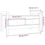 Solid pine wood hall bench 80x40x43 cm by vidaXL, Benches for halls and storage - Ref: Foro24-821784, Price: 66,22 €, Discoun...