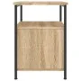 Engineered wood nightstand in Sonoma oak, measuring 34x35.5x50 cm. by vidaXL, Nightstands - Ref: Foro24-826015, Price: 47,50 ...