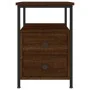 Nachttisch aus eichenbraunem Holzwerkstoff, 34 x 35,5 x 50 cm von vidaXL, Nachttische - Ref: Foro24-826021, Preis: 44,03 €, R...