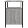 Sonoma gray engineered wood bedside table 34x35.5x50 cm by vidaXL, Nightstands - Ref: Foro24-826019, Price: 47,53 €, Discount: %