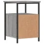 Sonoma gray engineered wood bedside table 34x35.5x50 cm by vidaXL, Nightstands - Ref: Foro24-826019, Price: 47,53 €, Discount: %