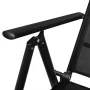 5-piece black aluminum garden dining set by vidaXL, Garden sets - Ref: Foro24-3070649, Price: 362,27 €, Discount: %
