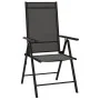 7-teiliges Garten-Essset aus schwarzem Aluminium von vidaXL, Gartensets - Ref: Foro24-3200603, Preis: 503,26 €, Rabatt: %
